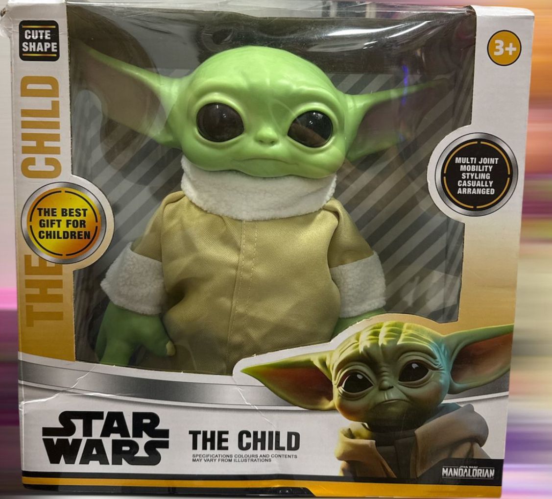 Muñeco Baby Yoda Peluche Star Wars 30cm